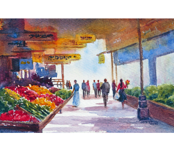 "Morning Market" - Julie Creighton